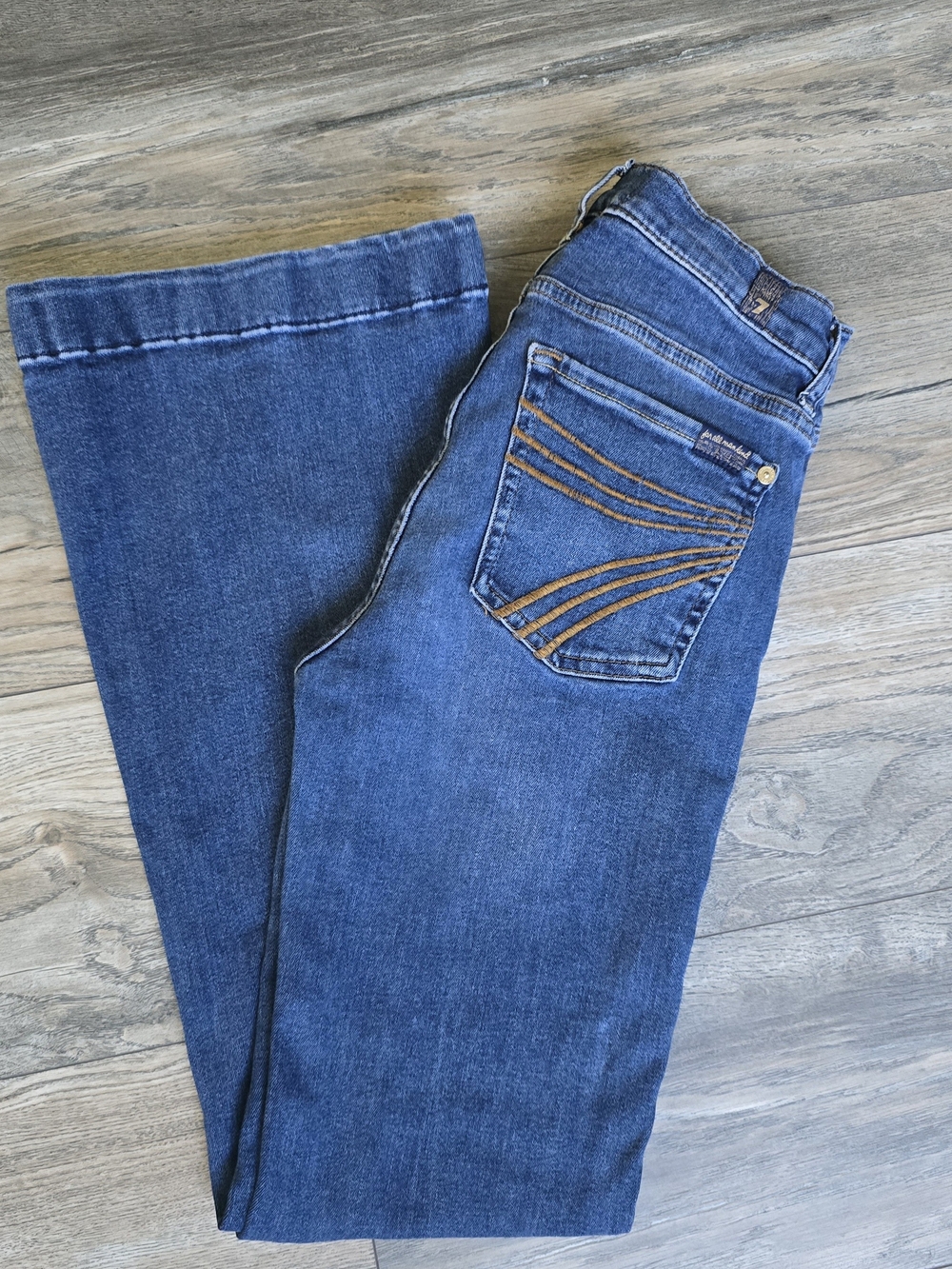 7 For All Mankind - Tailorless Dojo Flare Jeans - Size 26